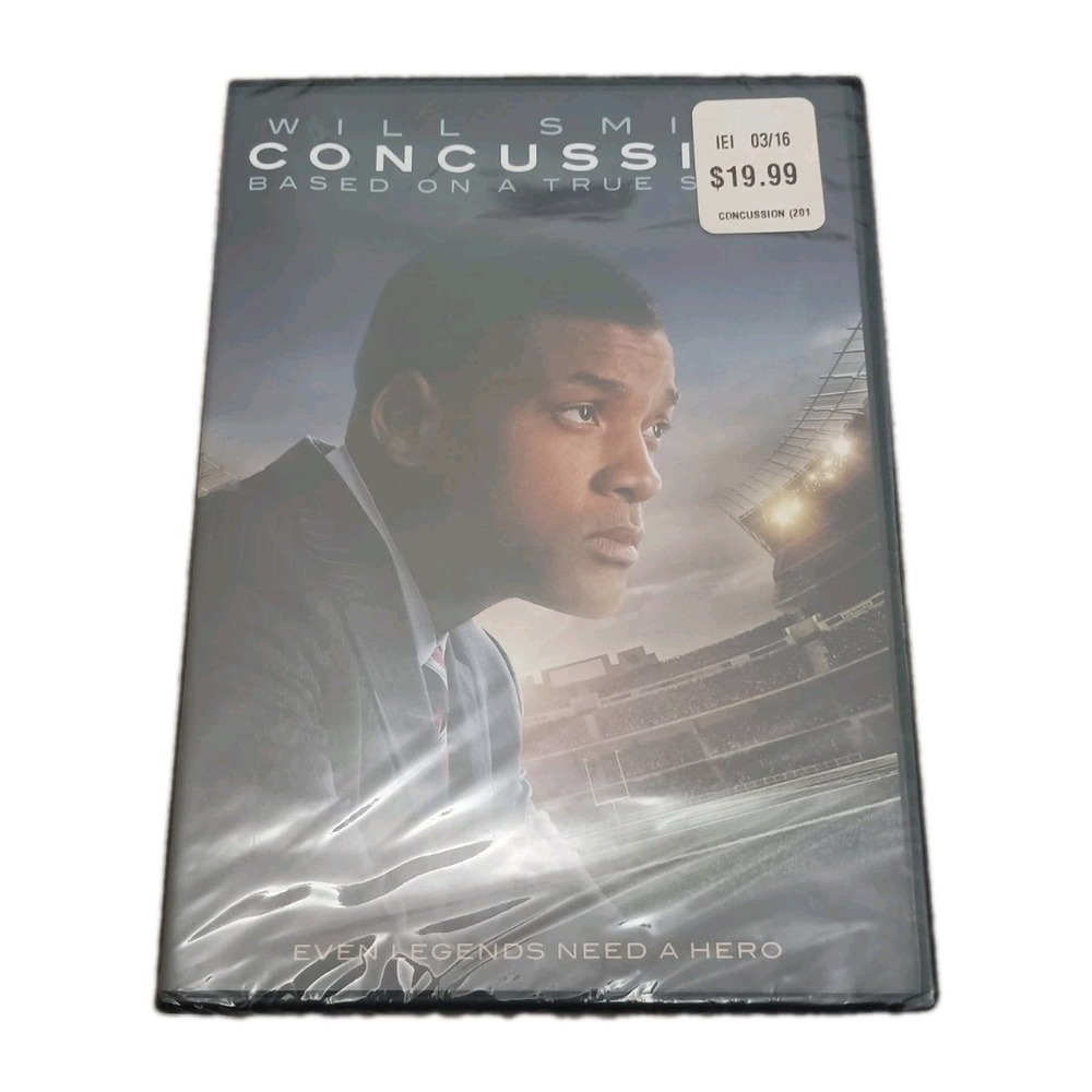 Concussion Will Smith (DVD: 2016, Widescreen) BRAND NEW SEALED